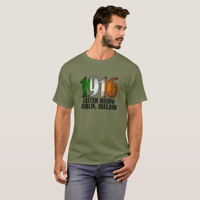 Camiseta Irlanda 1916: El ascenso del patrimonio irlandés d (Anverso completo)
