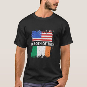 Camiseta Irlanda América EE.UU. Yo soy los dos irlandeses r
