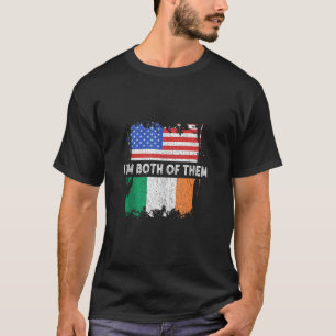 Camiseta Irlanda América EE.UU. Yo soy los dos irlandeses r