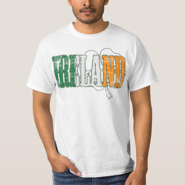 Camiseta Irlanda (angustiada) (Anverso)