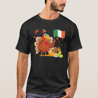 Camiseta Irlanda Bandera Acción de Gracias Familia irlandes