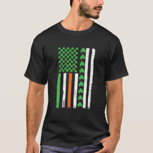 Camiseta Irlanda Bandera Estadounidense St Patricks Day Her
