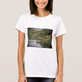 Camiseta Irlanda, condado de Cork, lago, cisnes, fotografía