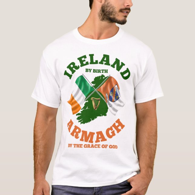 Camiseta Irlanda del Armagh irlandesa por la gracia de Dios (Anverso)