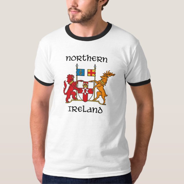Camiseta Irlanda del Norte - escudo de (Anverso)