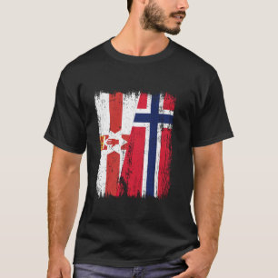 Camiseta Irlanda del Norte Noruega Media Bandera Irlandés N