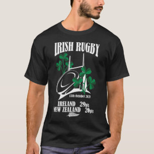 Camiseta Irlanda del Rugby irlandés contra Nueva Zelanda To