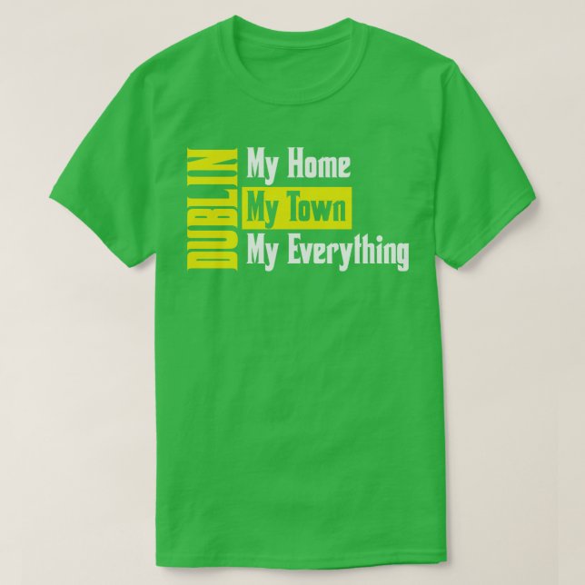 Camiseta Irlanda Dublín (Diseño del anverso)