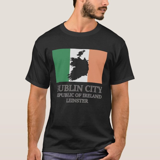 Camiseta Irlanda Dublín City Leinster (Anverso)