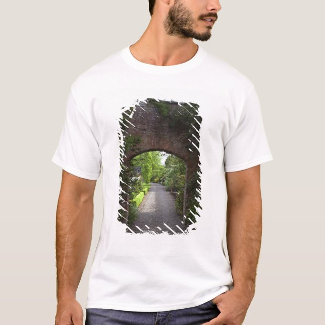 Camiseta Irlanda, el castillo de Dromoland muy verde (Anverso)