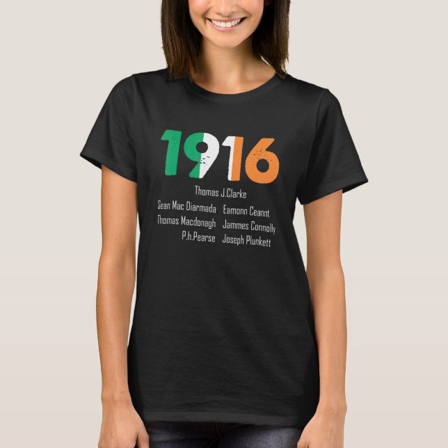 Camiseta Irlanda: El centenario del ascenso de la Pascua (Anverso)