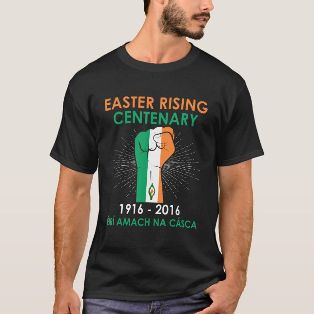 Camiseta Irlanda: El centenario del ascenso de la Pascua (Anverso)