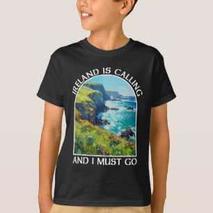Camiseta Irlanda está llamando y debo ir Día de San Patrici