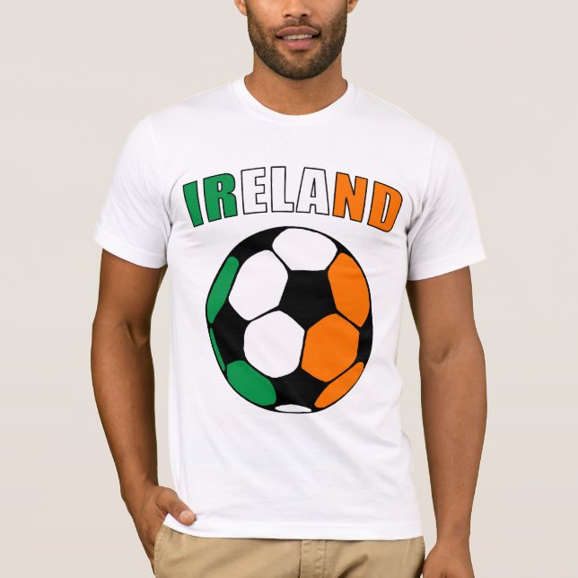 Camiseta Irlanda Footy (luz) (Anverso)
