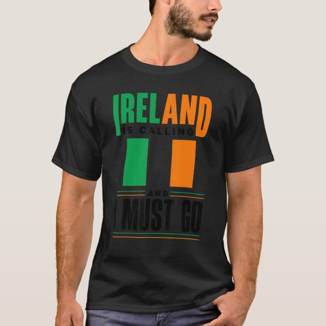 Camiseta Irlanda Irlanda Bandera Irlanda Llama A Irlanda Y (Anverso)