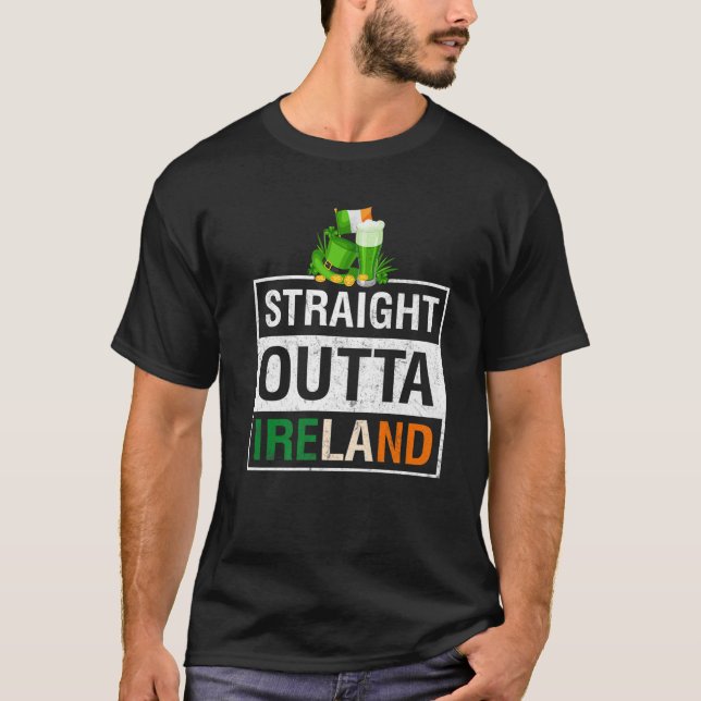 Camiseta Irlanda Irlanda Irlanda Irlanda Irlanda Día de los (Anverso)