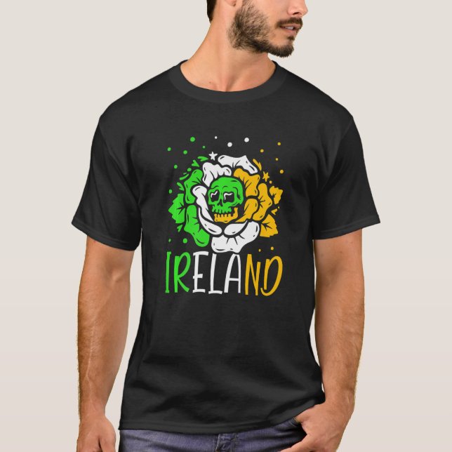 Camiseta Irlanda Leprechaun Irish St Patricks Day Gaelic S (Anverso)