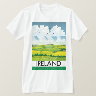 Camiseta Irlanda para un descanso tarjeta postal de viaje