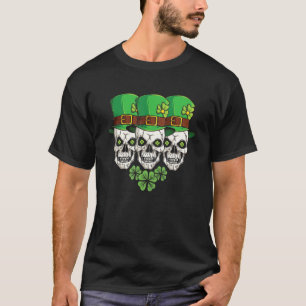 Camiseta Irlanda Saint Patrick's Day Sugar Skull Shamrock S