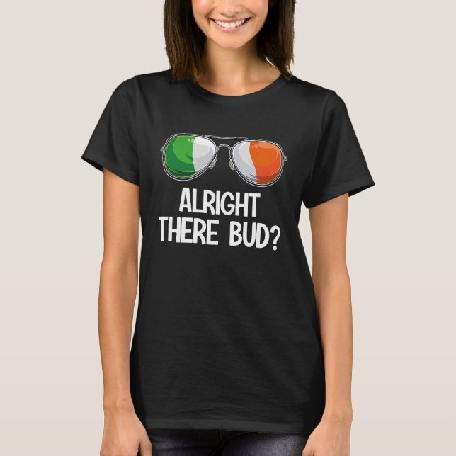 Camiseta Irlanda San Patricio Fiesta irlandés justo ahí (Anverso)