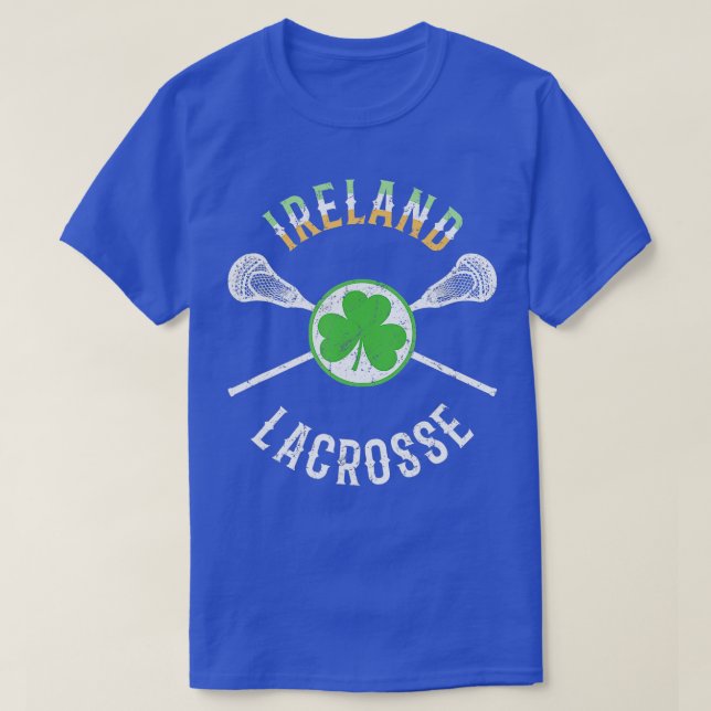Camiseta Irlanda Shamrock Irish Lacrosse (Diseño del anverso)