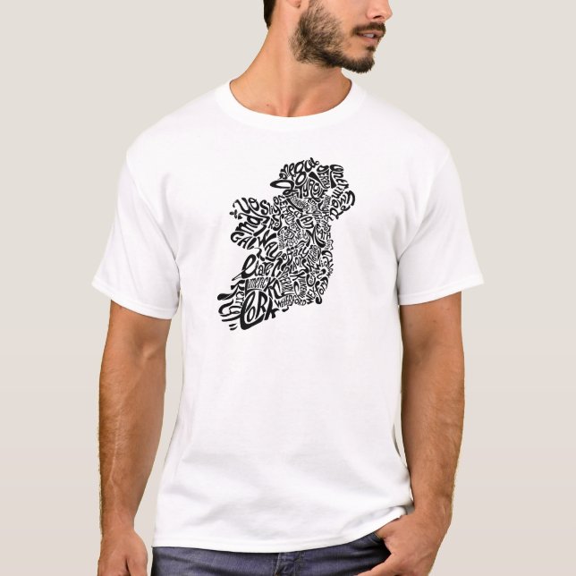 Camiseta Irlanda Typoraphy (Anverso)