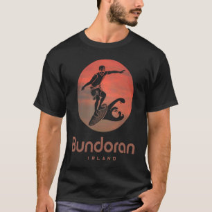 Camiseta Irlanda windsurfing surf surfista Bundora