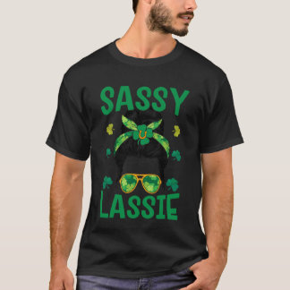 Camiseta Irlandés C St Patrick's Day Sassy Lassie