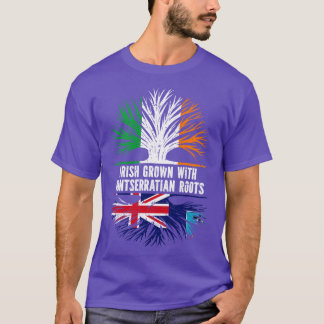 Camiseta Irlandés cultivado con raíces de Montserrat bander