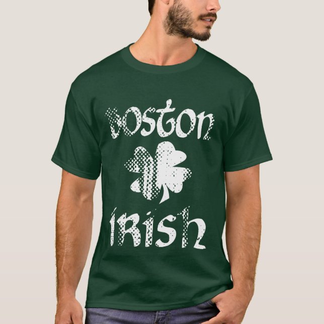 Camiseta Irlandés de Boston del vintage (Anverso)