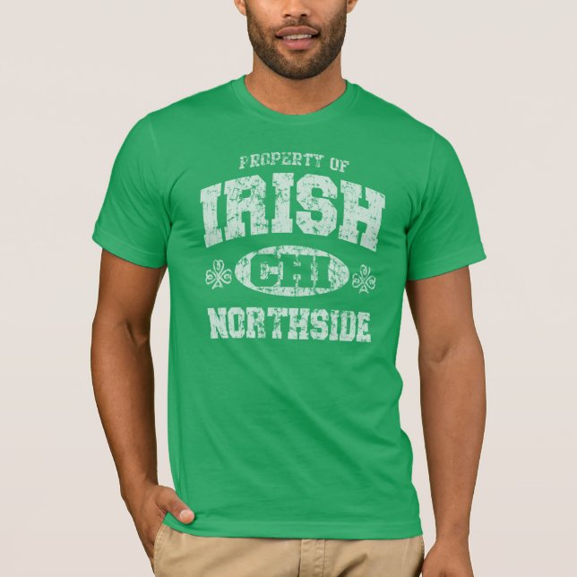 Camiseta Irlandés de Chicago Northside (Anverso)