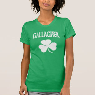 Camiseta Irlandés de la herencia de la familia de Gallaghe