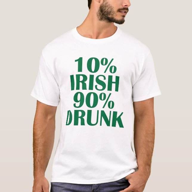 Camiseta IRLANDÉS del 10% (Anverso)