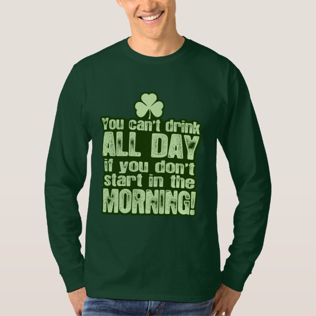 Camiseta Irlandés del día de St Patrick divertido (Anverso)