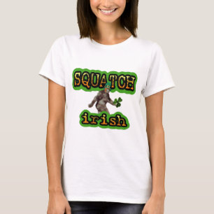 Camiseta irlandés del squatch