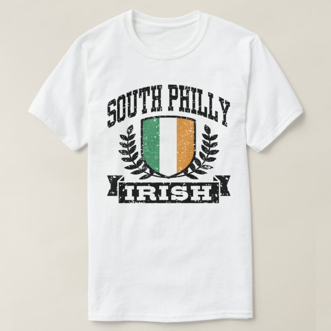 Camiseta Irlandés del sur de Filadelfia (Diseño del anverso)