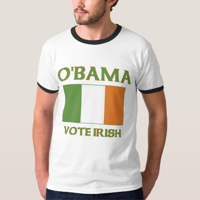 Camiseta Irlandés del voto de Obama (Anverso)
