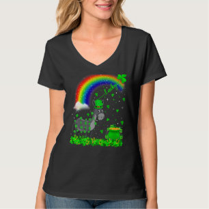 Camiseta Irlandés divertida Shamrock Rainbow Lucky Mule St