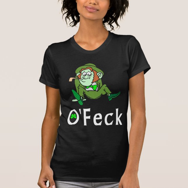 Camiseta Irlandés divertido de O'Feck (Anverso)