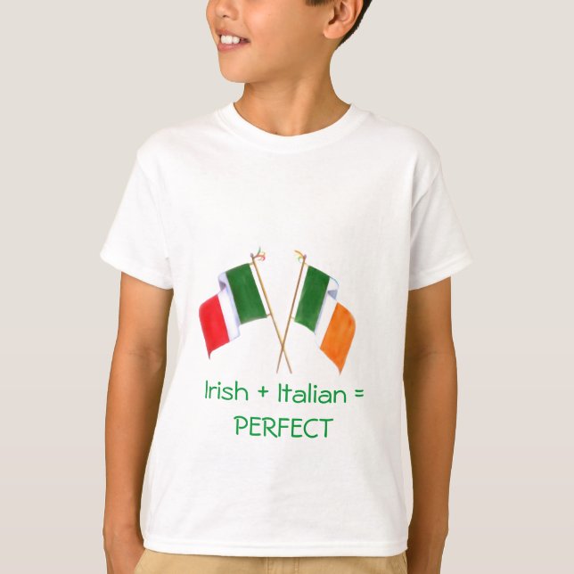 Camiseta Irlandés e italiano (Anverso)