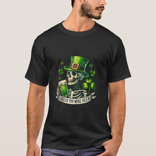 Camiseta Irlandés, eras Beer St Patrick's Day Green Beer Dr (Anverso)