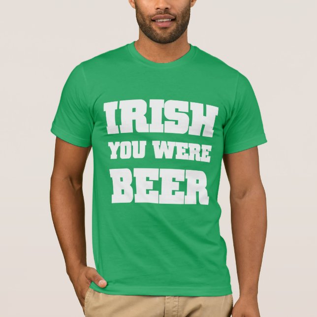Camiseta Irlandés eras Cerveza (Anverso)