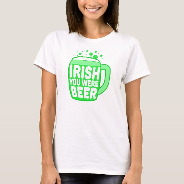 Camiseta Irlandés eras Cerveza (Anverso)