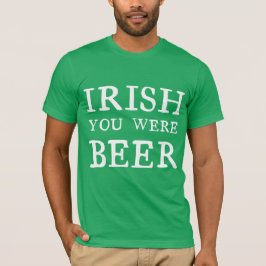 Camiseta Irlandés eras Cerveza