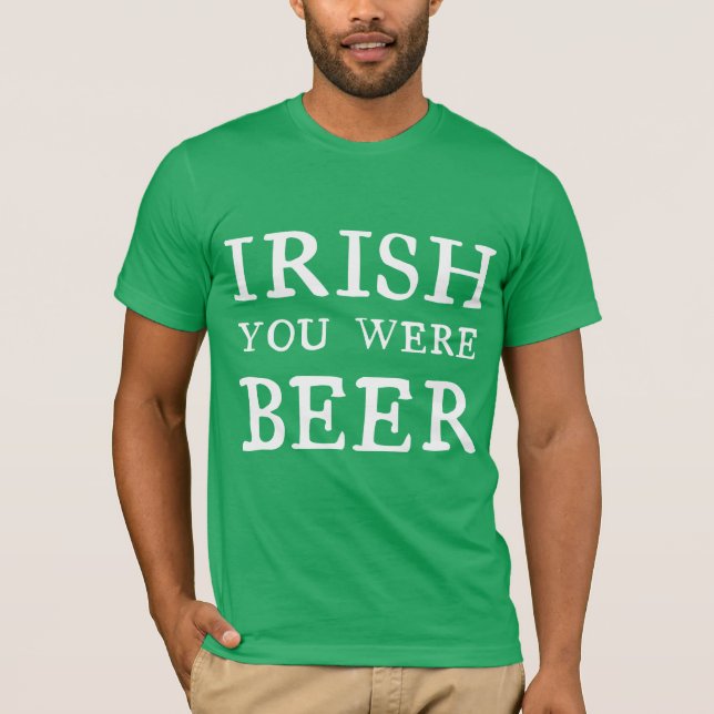 Camiseta Irlandés eras Cerveza (Anverso)