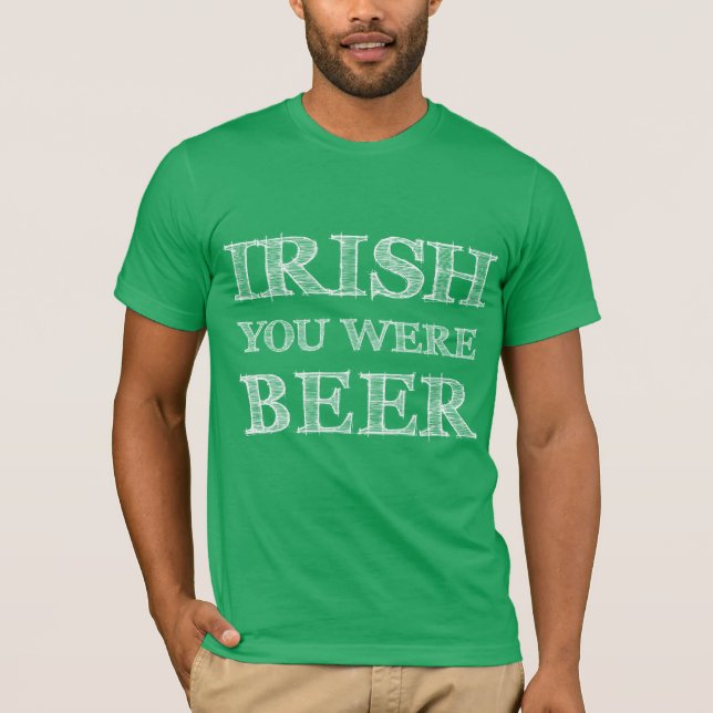 Camiseta Irlandés eras Cerveza (Anverso)