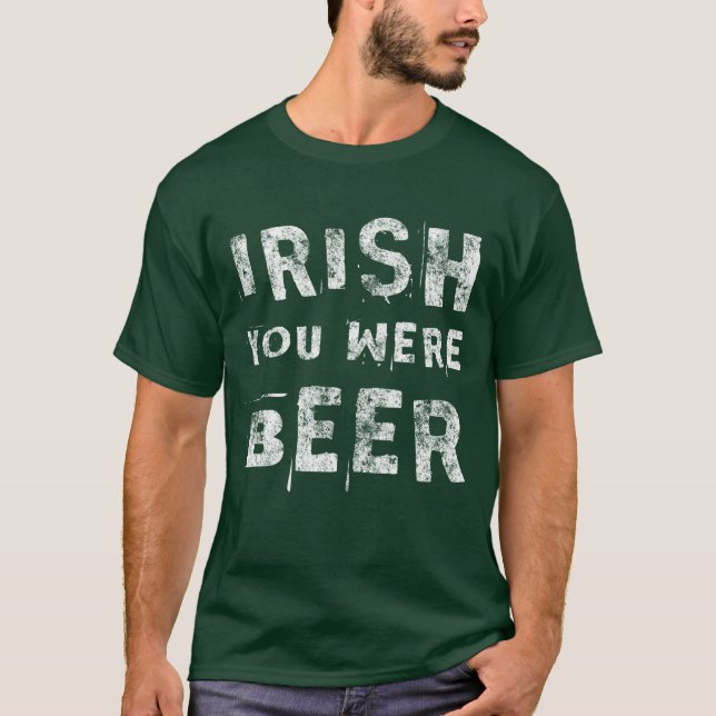 Camiseta Irlandés eras Cerveza (Anverso)