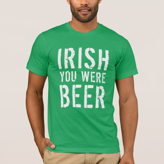 Camiseta Irlandés eras Cerveza (Anverso)