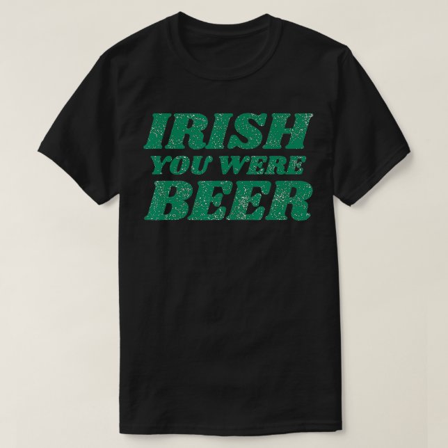 Camiseta Irlandés, eras Gracioso Día Verde De St Paddys Hum (Diseño del anverso)