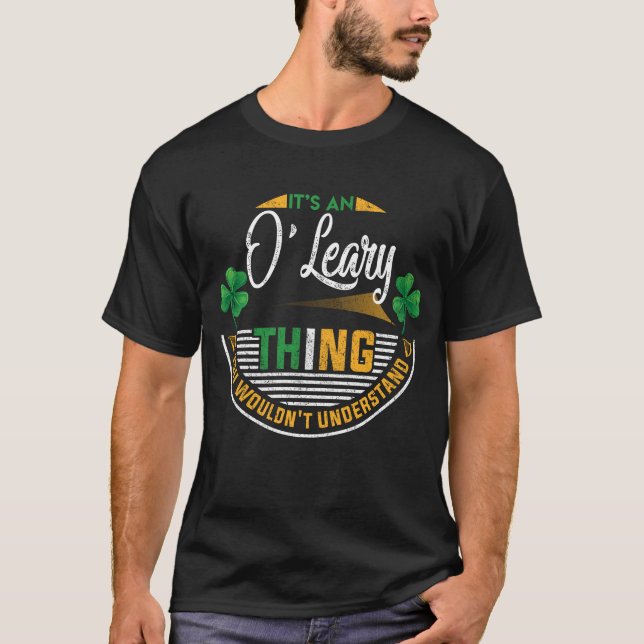Camiseta Irlandés - Es algo O'Leary (Anverso)